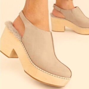 Silent D Anthropologie Fount Mule/Clog